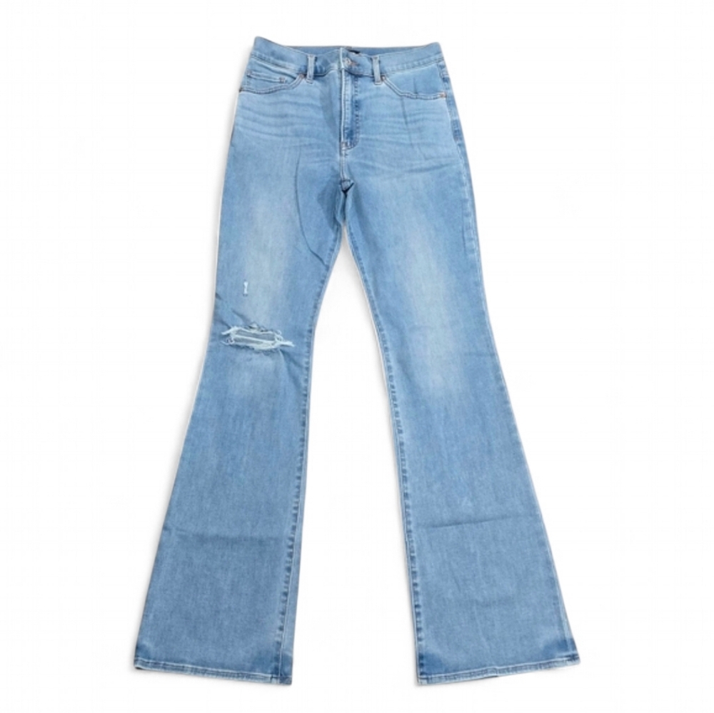 Express High Rise Bootcut Light Wash‎ Jeans Size 8 Long